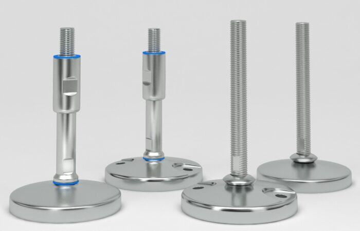 pies de acero inoxidable para máquinas de alta resistencia