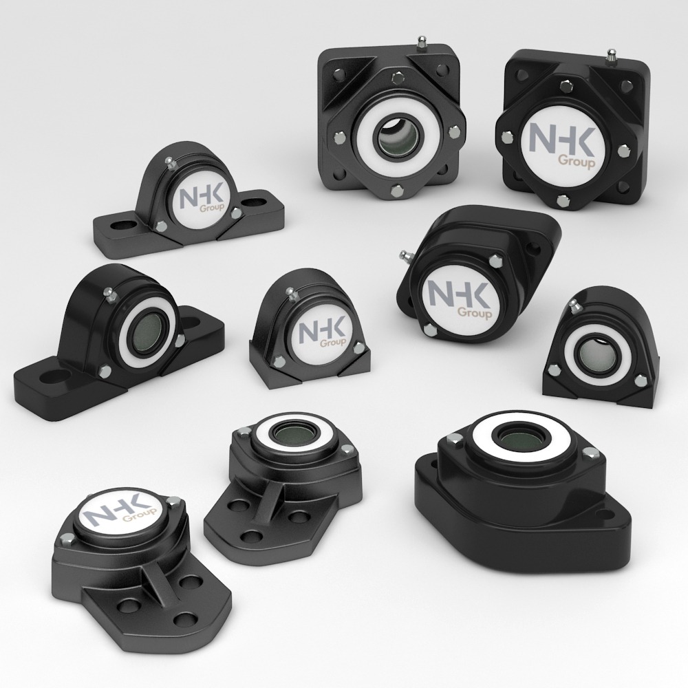 Certified IP67 waterproof bearing units designed and developed for extreme conditions in harsh environments