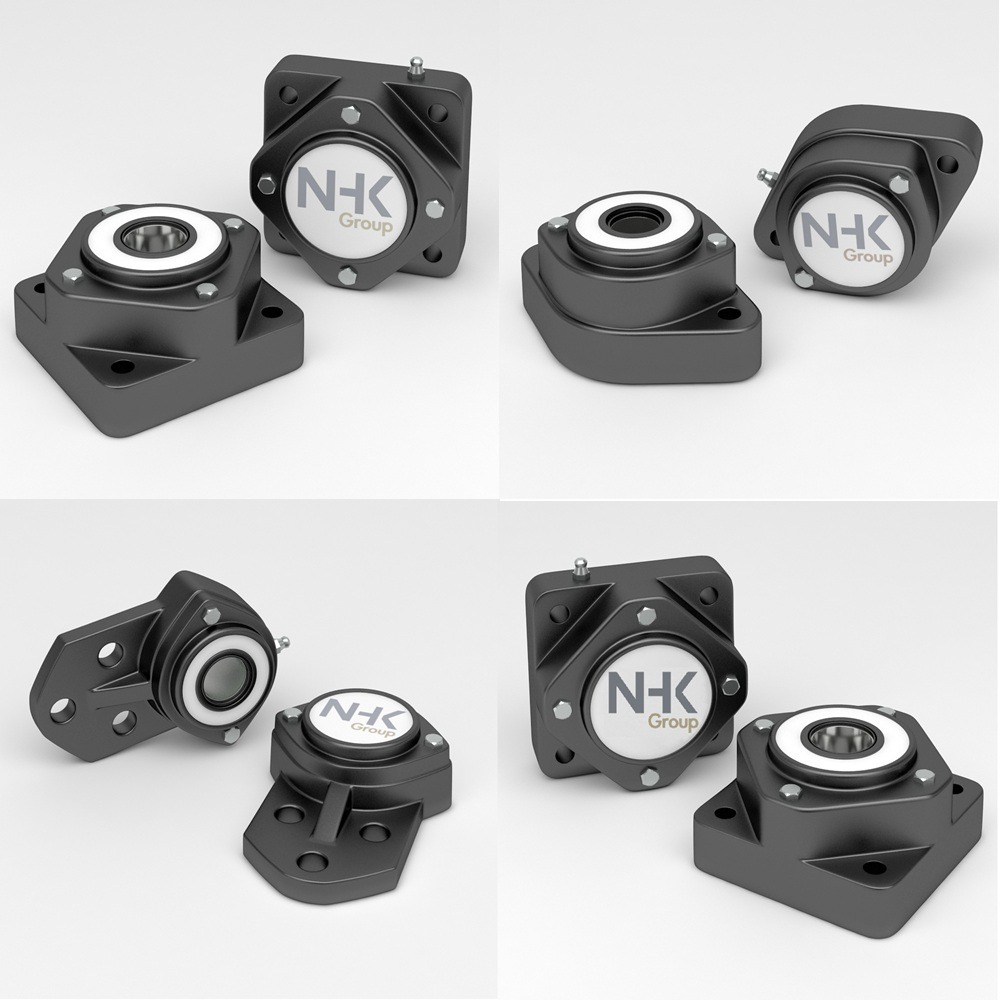 Certified IP67 waterproof flange bearing units designed and developed for extreme conditions in harsh environments