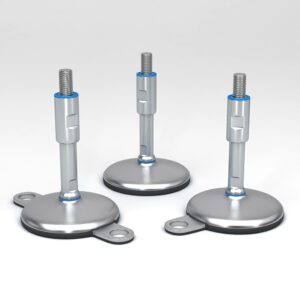 Certified hygienic machine feet