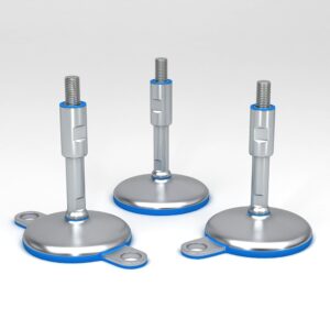 Certified hygienic leveling feet