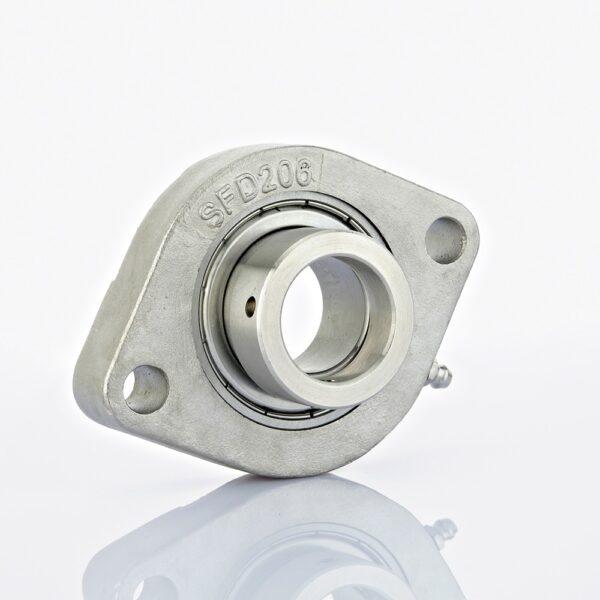 Oval 2 hole flange unit SFD with SSA bearing