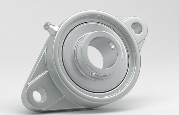 2 hole oval bearing flange unit SFL in stainless steel