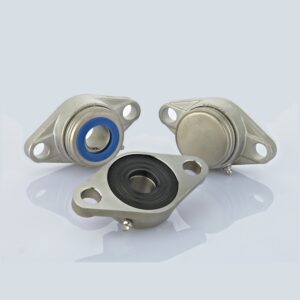 2 hole oval flange unit SFL in stainless steel