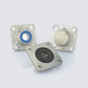 4 hole square flange unit SF in stainless steel