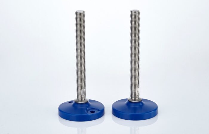 Stainless steel leveling feet