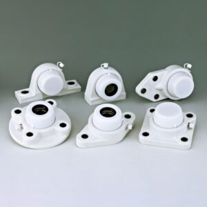 Bearing units in IP54 thermo plastic housing