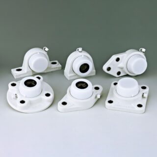 Thermo plastic IP54 housing with Y-bearing units