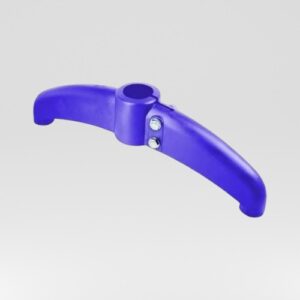 Blue Bipod in reinforced polyamide with brass inserts