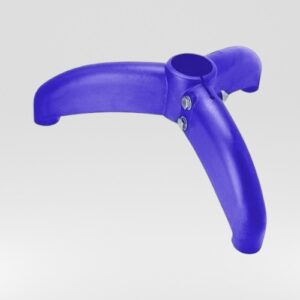 Blue Tripod in reinforced polyamide with brass inserts