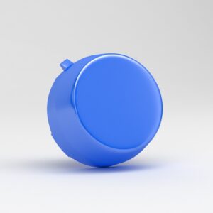 Coperchio blu chiuso per unità cuscinetto in acciaio inossidabile