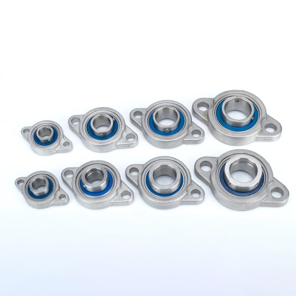 Mini stainless steel two bolt flange bearing unit