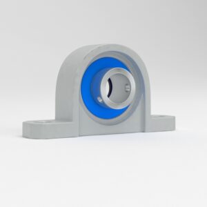 Mini pillow block units in stainless steel SKP and blue sealing