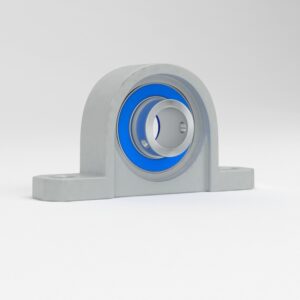 Mini pillow block units in stainless steel SUP and blue sealing