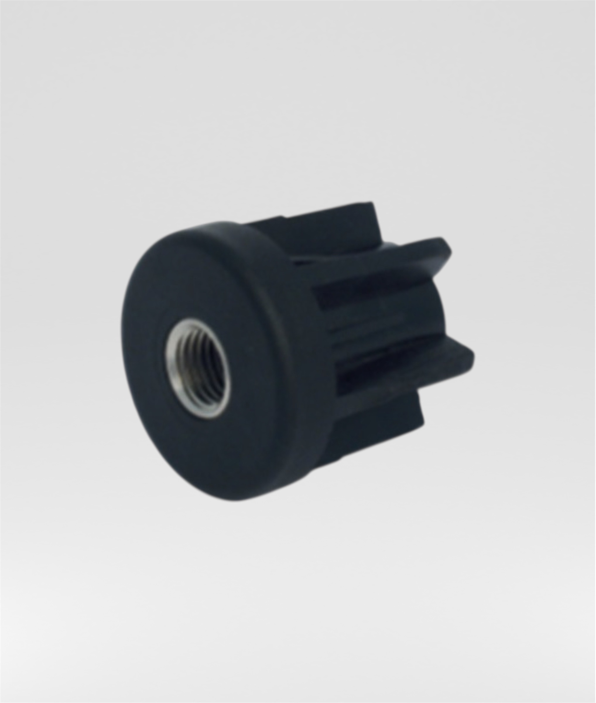 Güçlendirilmiş poliamidden yapılmış yuvarlak dişli boru eklentileri