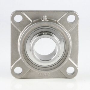 Stainless steel SF 4 holes spherical square flange bearing units