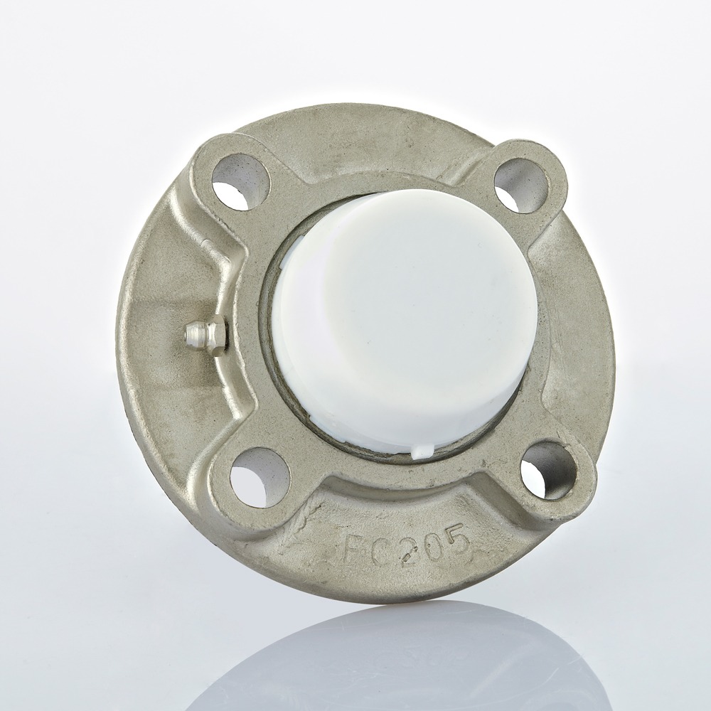 4 hole cartridge flange unit SFC in stainless steel with cover