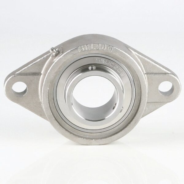 Stainless steel SFL 2 holes spherical oval flange bearing units