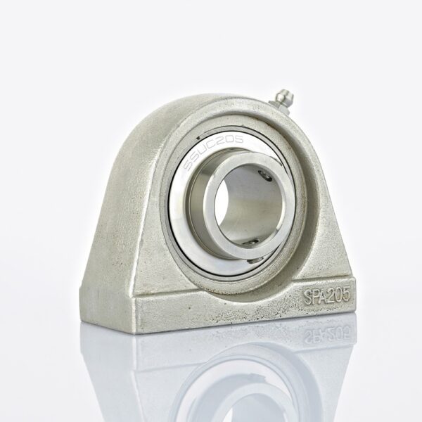 Stainless steel SPA 2 holes spherical pillow block bearing units
