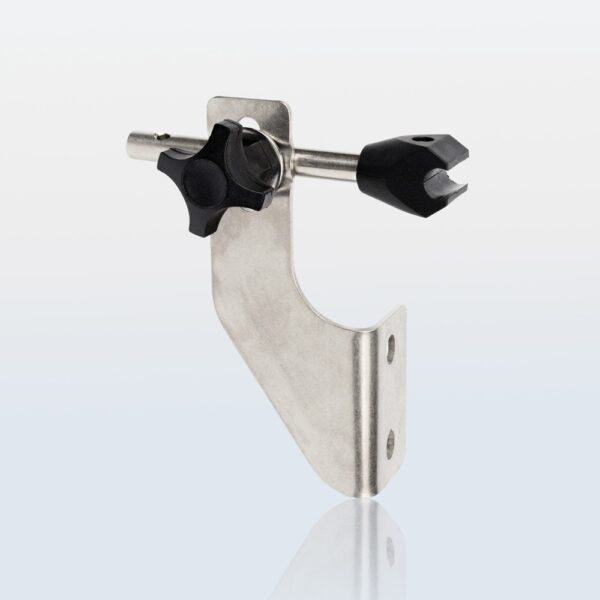 Hygienic side guide bracket in stainless steel