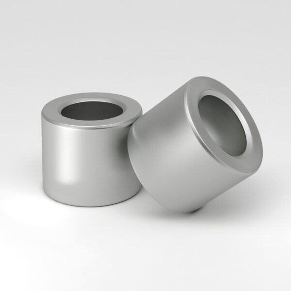 Spacer nut in stainless steel for welding