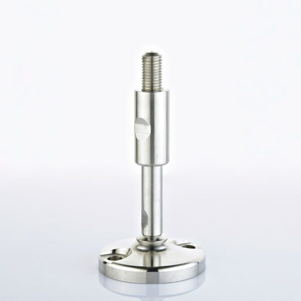 Stainless feet in extra hygienic design with floor lock holes EHSFx9