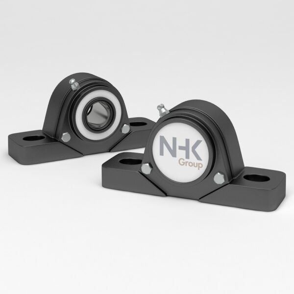 Waterproof pillow block bearing units with spherical inserts IP67