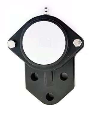 Waterproof 3 hole one side flange bearing units with spherical inserts IP67 closed cover FB-type