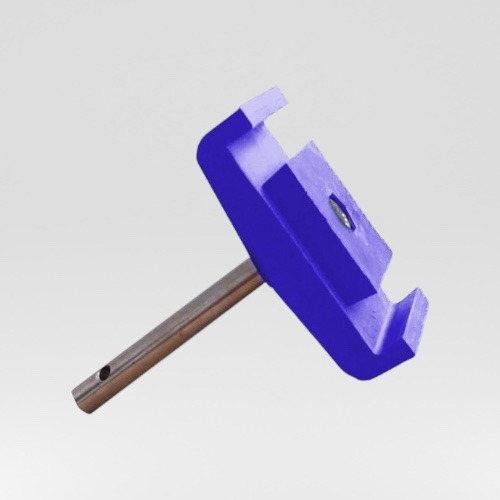 Paslanmaz çelik çubuklu yuvarlak yan kılavuz rayları için çift kelepçe