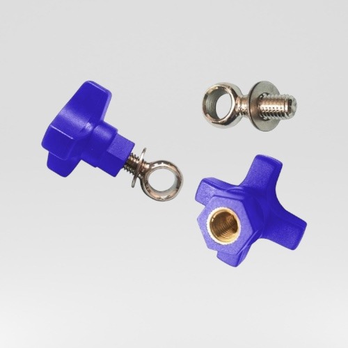 Delikli cıvatalı yıldız düğme ünitesi