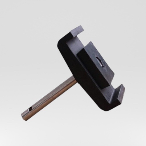 Paslanmaz çelik çubuklu yuvarlak yan kılavuz rayları için çift kelepçe