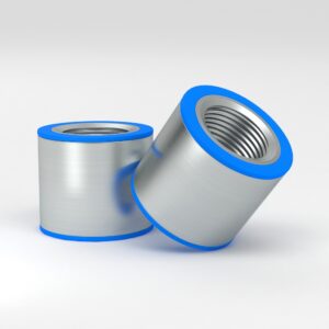 EHEDG Hygienic 3A spacer nut in stainless steel