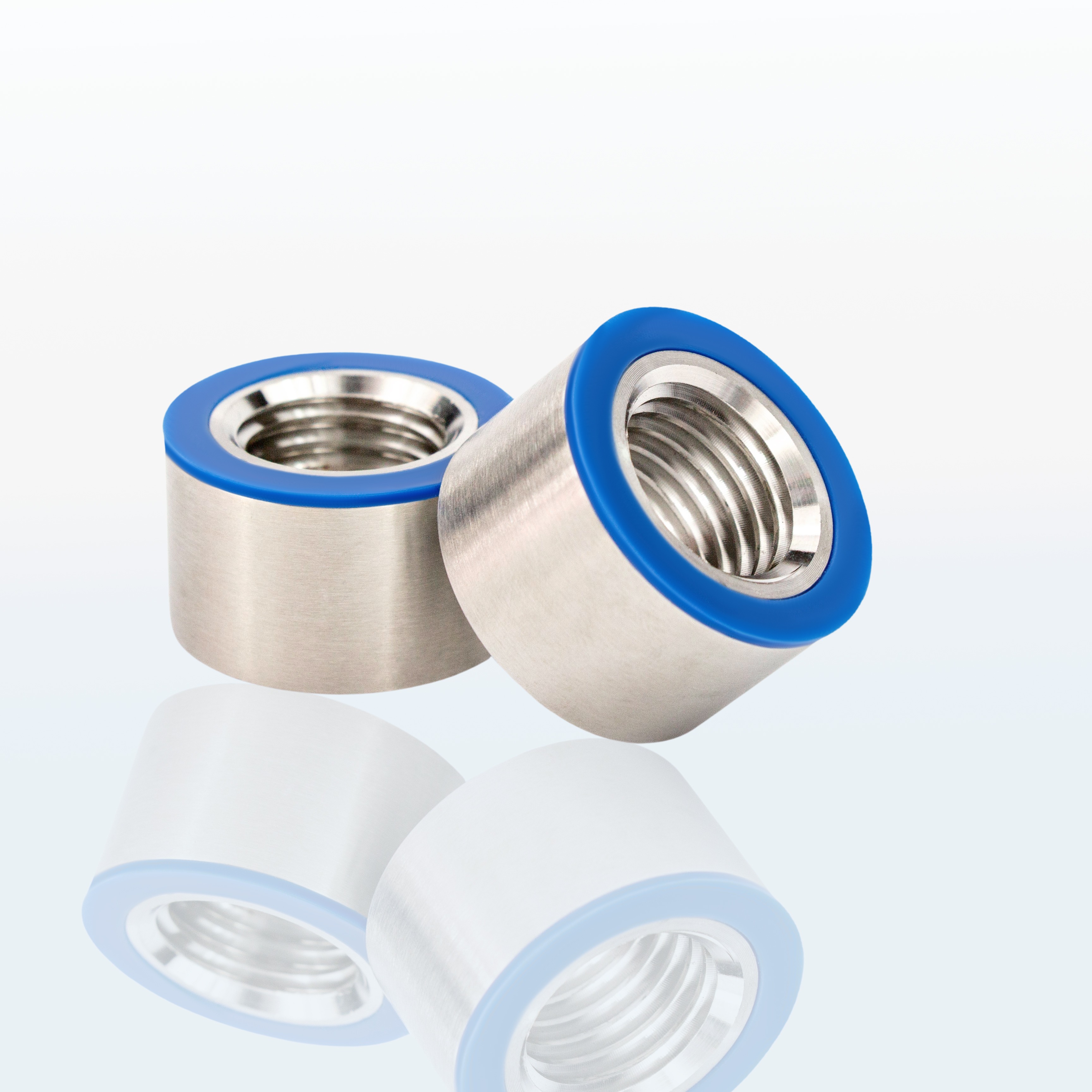 EHEDG Hygienic 3A spacer nut welded in stainless steel