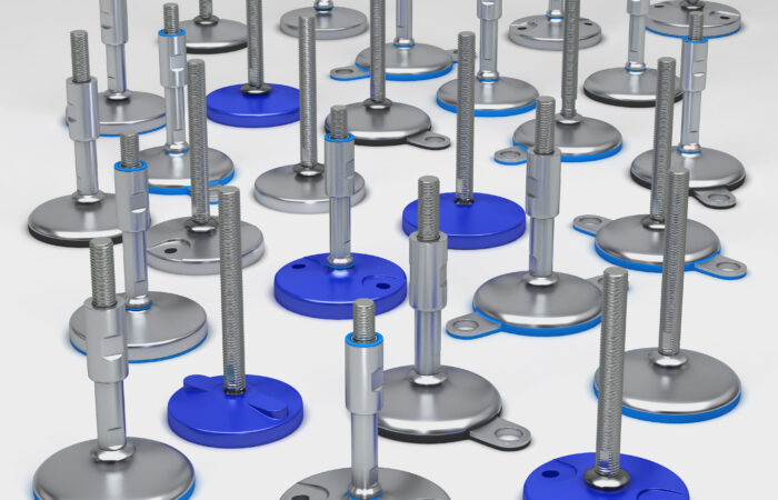 Regulowane nóżki ze stali nierdzewnej