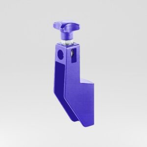 Blue Side guide PSG177 bracket in reinforced polyamide.