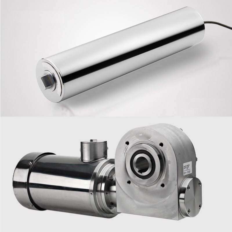 Gear and Drum Motor in hygienic stainless steel design