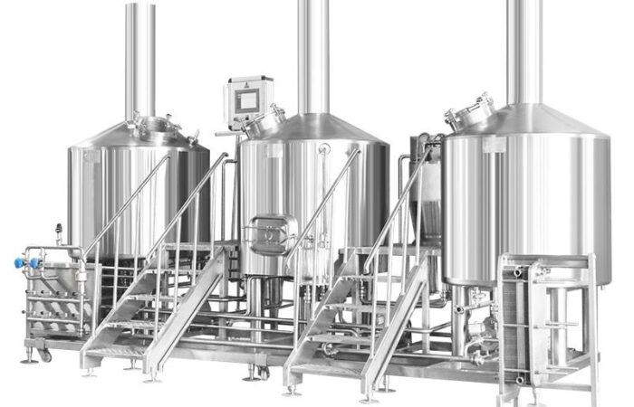 Hygienic machinery parts and components for brewery and beverage industry