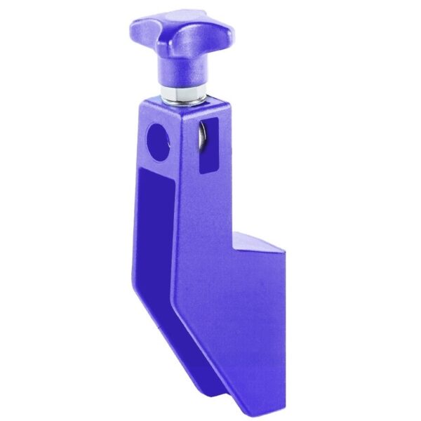 PSG177 Side guide bracket in reinforced polyamide medium blue