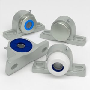 Pillow block Unit SP in stainless steel with cover