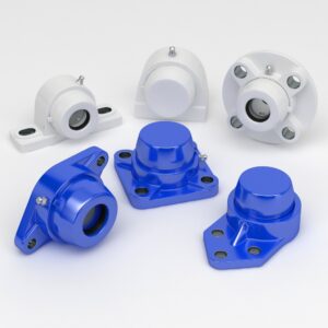 Bearing units in IP54 thermo plastic housing