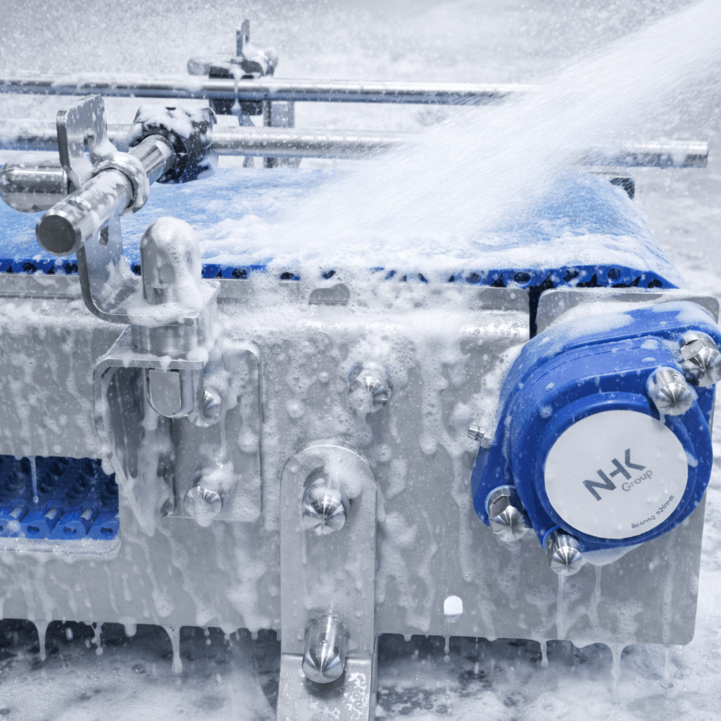 EHEDG Certified and 3-A SSI authorized conveyor component