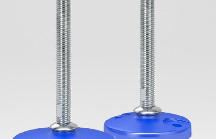 HAFx8 and HAFx9 Plastic fully threaded leveling feet