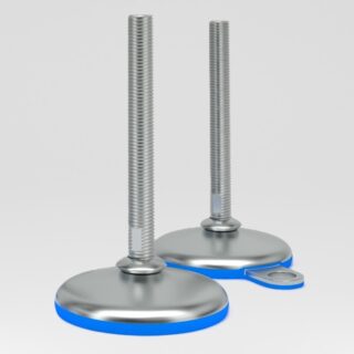 HLFx0 and HLFx1 Fully threaded leveling feet