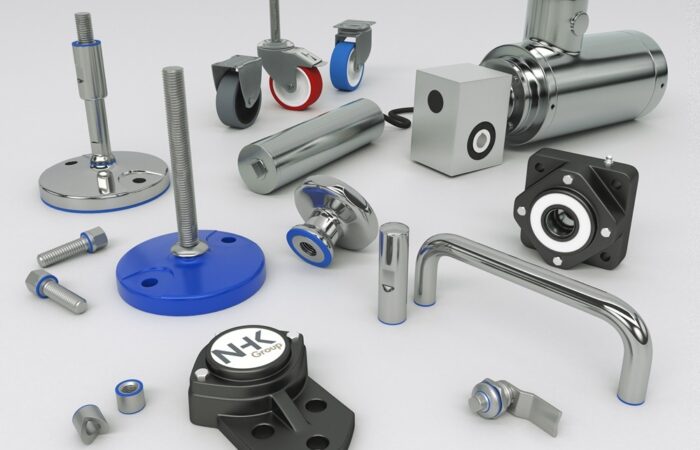 Hygienic stainless steel and composite conveyor components and machinery parts