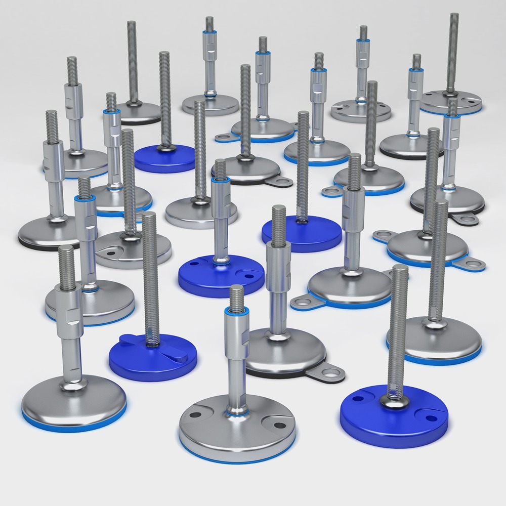 Einstellbare Maschinen-Nivellierfüße aus Edelstahl