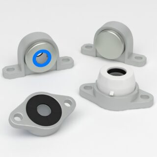 Mini Flange Bearing Unit in Stainless Steel