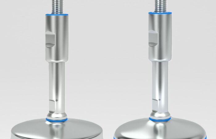 Vergelijking van roestvrijstalen machine-nivelleringsvoeten: massieve basis versus rubberen gevulkaniseerde basis