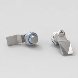 EHDG hygienic lock with 12.8mm top in stainless steel