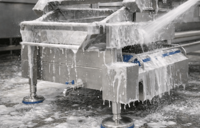 3-A SSI Authorized components for Harsh Conditions Reducing Water and Cleaning Detergent Usage in Hygienic Production